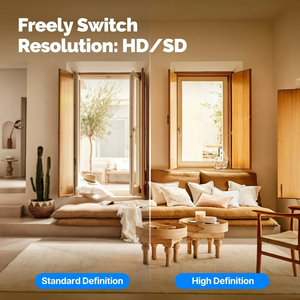 Hiệu Suất Cao 8MP Ống Kính Duy Nhất Pan Nghiêng <span class=keywords><strong>Home</strong></span> An Ninh Wifi 6 Dual Bands 4K Máy Ảnh - Product Image 5