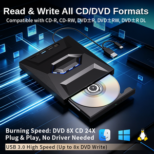 <span class=keywords><strong>Lecteur</strong></span>/<span class=keywords><strong>graveur</strong></span> de <span class=keywords><strong>DVD</strong></span> externe <span class=keywords><strong>USB</strong></span> 3.0/Type C 5-en-1, lecture et écriture de CD/<span class=keywords><strong>DVD</strong></span>, <span class=keywords><strong>portable</strong></span> pour Windows, Linux, MacOS, PC, ordinateur <span class=keywords><strong>portable</strong></span>, ordinateur de bureau - Product Image 2