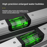 Règle de nivellement en alliage d'aluminium de haute précision de qualité industrielle règle de niveau d'eau magnétique forte pour la décoration intérieure