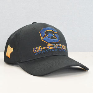 Gorra de Béisbol de Algodón Negra para Trabajo con Bordado 3D - Logotipo Personalizable para Actividades al Aire Libre y Protección Solar - Product Image 3