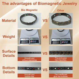 Pulsera de Cristal BioMagnético 99.99% Puro para Mujer, para Aliviar el Dolor de Artritis - Product Image 5