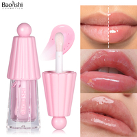 Nouveau Chaud Clair Champignon Forme Huile À Lèvres Cristal Gelée Vegan Hydratant Repulpant Brillant À Lèvres Sexy Lip Glow Huile Maquillage En Vrac Cosmétique