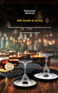 Plateau à sel et sucre noir en plastique à 3 niveaux, de qualité alimentaire, pour barman et usage domestique, idéal pour les accessoires de <span class=keywords><strong>bar</strong></span> - Product Image 4