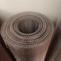 Filet d'écran de fenêtre plissé personnalisé 304 316 rideau en grillage d'aluminium et d'acier inoxydable tissé à armure toile avec service de coupe