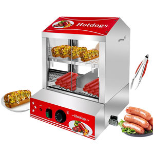 Pemanas Roti Hot Dog Otomatis Komersial, Pengolah Makanan Efisien untuk Restoran, Hotel, Toko Makanan - Mesin Camilan Kondisi Baru - Product Image 3
