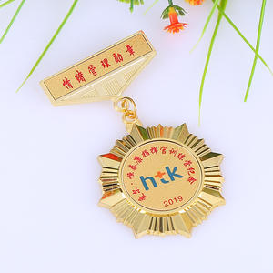 Moderner Sommercamp-Aktivität wettbewerb Ehren medaille Zink legierung abzeichen mit Siebdruck für Sport veranstaltungen National feiertag - Product Image 4