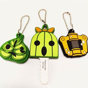 Plastic Key <b>Head</b> <b>Cover</b> Rubber Keychain Custom Mold Logo Keycaps Key Ring Soft PVC Color Cute Anime Key <b>Covers</b> Cap - Product Image 4