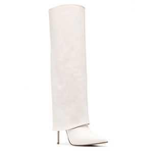 Bottes hautes en jean à talon haut, nouvelle collection 2023, denim, <span class=keywords><strong>au</strong></span>-<span class=keywords><strong>dessus</strong></span> <span class=keywords><strong>du</strong></span> genou, taille 46 pour femmes - Product Image 5