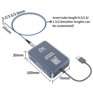 3.2/3.5/3.9mm siêu rõ ràng 720p nội soi ống camera phát hiện lỗ mù có thể được kết nối với màn hình chuyên dụng 10.1 inch - Product Image 2