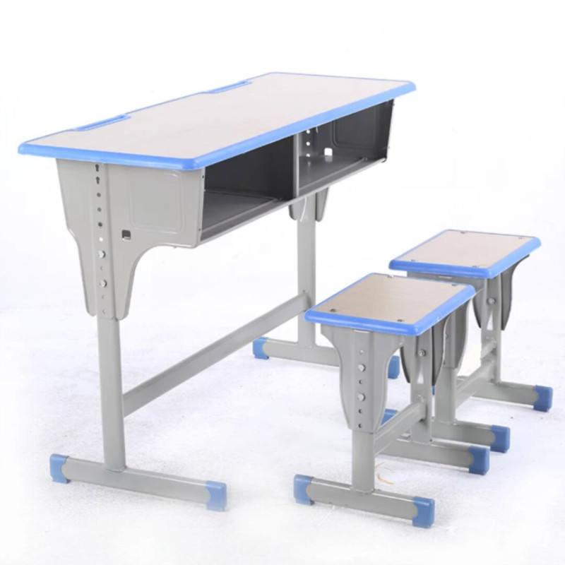 Double edge single column square stool