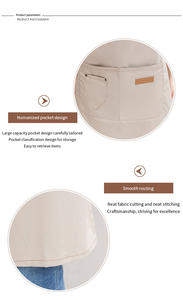 Tablier 100% coton personnalisé Tablier de chef de <span class=keywords><strong>cuisine</strong></span> professionnel pour barbecue cuisson coiffeur <span class=keywords><strong>cuisine</strong></span> pour hommes femmes enfant réglable - Product Image 4