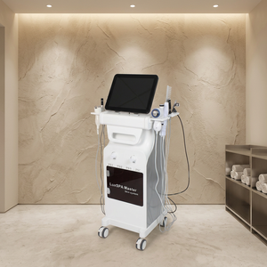 Stand 12‑in‑1 Water Oxygen Beauty Device Oxygen Jet Facial <b>Machine</b> with Touchscreen Display for Skin Rejuvenation And Whitening - Product Image 1