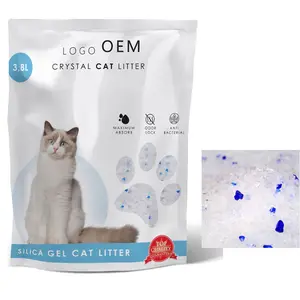 OEM di lettiera per gatti in cristallo di Gel di silice sfuso di alta qualità