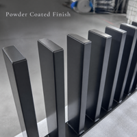 Clôture en lames d'aluminium modernes pour la protection de la vie privée, conforme à la norme AS pour les projets résidentiels australiens, vente en gros