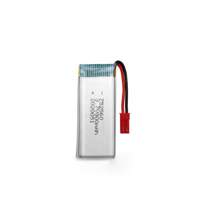 Factory Lithium Polymer Lipo Batteries 3.7v 752560 900mAh 30C for Plane Fun Wholesale Toy Airplane Sprayer Drone Battery