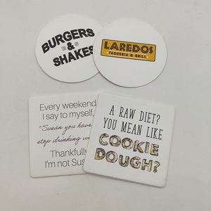 Posavasos de Papel Absorbentes Personalizados para Bebidas, Cerveza y Café, para Hoteles, Restaurantes y Bares - Product Image 3