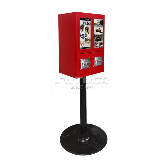 Coin Operated Trading Card Pokemoned Kort Dispenser Mini Tattoo Cards Vending Machine