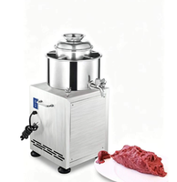 Machine à battre la viande en acier inoxydable de qualité commerciale, batteur électrique pour la préparation de boulettes de viande de bœuf, de poisson et de poulet