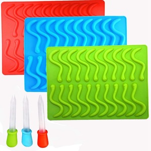 Moldes de Silicona para Hornear en Forma de Serpiente, Moldes de Chocolate para Decoración de Pasteles a Buen Precio - Product Image 2