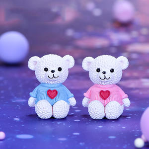 Miniatuur dierenfiguren, kleine liefdesberen ornamenten, mini plastic beren knutselwerkjes, figuurtjes in bulk voor tuinen, taartdecoratie, plantendecoratie, DIY cadeau - Product Image 3