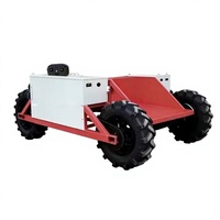 Nouveau véhicule sur chenilles personnalisé avec chenilles en caoutchouc naturel, mécanisme de levage électrique, puissance 850W*4, 48V CC, hauteur maximale 230mm, Q235, usage domestique