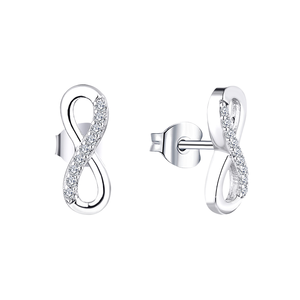 Elegant 925 Sterling <b>Silver</b> Pear Cut <b>Stud</b> Earrings Prong Setting Sparkling Crystal Fine Jewelry for Women Daily Wear - Product Image 1