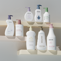 Ensemble de flacons pompe pour shampoing, après-shampoing et gel douche rechargeables pour hôtel, salon, spa, salle de bain, soins personnels