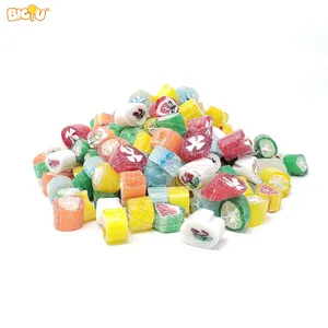 OEM/OEM Candy Supplier Wholesale Bulk Hot Sell Fruit Shape Round Sweets Sliced Hard Candy