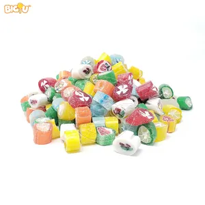 Fournisseur de bonbons OEM/OEM vente en gros en vrac de bonbons ronds en forme de fruit en tranches bonbons durs