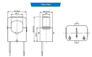 KCT-36L split core DC 4-20mA open loop <strong>10</strong>~600A class 0.5 1.0 <strong>current</strong> <strong>sensor</strong> for smart Intelligent monitoring - Product Image 3