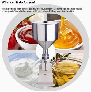 Filling Machine Small Quantitative Paste Liquid Yogurt Sesame Sauce Honey Essential Oil Shampoo Shower Gel Manual Filling - Product Image 5