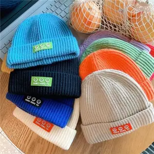 Cappello lavorato a maglia per bambino morbido e comodo cappelli invernali da ragazzo da ragazza berretto per bambini da esterno autunno inverno