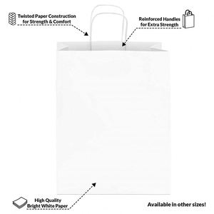 Bolsas de Embalaje con Asas, Bolsas de Regalo Medianas de Papel Kraft al por Mayor para Boutiques, Pequeños Negocios y Tiendas Minoristas - Product Image 6