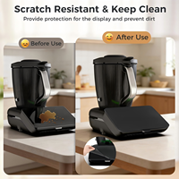 Housse de protection d'écran pour robot culinaire Thermomix TM7, résistante à la chaleur, aux rayures, écologique, réutilisable, de qualité alimentaire