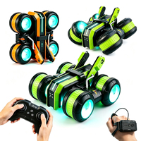 Voiture télécommandée 2,4 GHz, jouet pour enfants, mini 4x4 tout-terrain, dérapage à 360 degrés, contrôle gestuel, voiture de cascades RC avec lumière LED