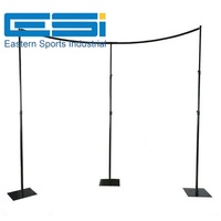 Kit de drapage de plafond pour mariage ESI Canopy, système de tuyaux et de rideaux, structure de support de rideau réglable