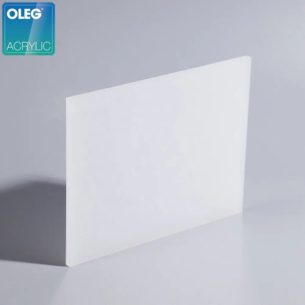 OLEG Led light use competitive price 4ft x 8ft Cast transparent colored acrylic sheet