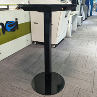 Table interactive portable ronde à écran LED de 21,5 pouces, table tactile intelligente pour bar de café