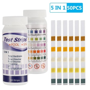Bande de test de dureté de l'<span class=keywords><strong>eau</strong></span>, 5 en 1, pour <span class=keywords><strong>piscine</strong></span>, jacuzzi, spa - Product Image 4