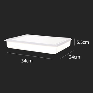 Modern Clear Plastic Dry Food Storage Box for Rice and Cereal Eco-Friendly Dispenser for Snack Preservation in Kitchen - Product Image 6
