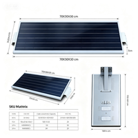 Lampe solaire tout-en-un pour extérieur, étanche, LED, angle de faisceau réglable, commande par application/télécommande pour allée/patio/jardin