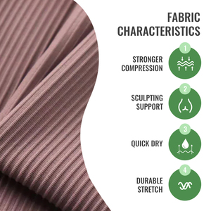 Elastic Rib Nylon Spandex <b>Fabric</b> Polyamide Elastan Blend Stretch Structure For Activewear Custom Manufacturing - Product Image 4