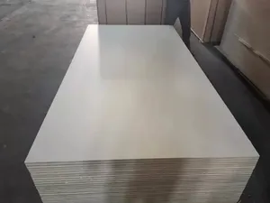 18mm pannello <span class=keywords><strong>in</strong></span> melamina <span class=keywords><strong>MDF</strong></span> <span class=keywords><strong>in</strong></span> colore bianco caldo a prova di umidità E1 Design moderno Standard per armadio da cucina - Product Image 4