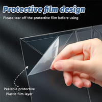 Boîtes d'emballage en plastique transparent PVC/PET/PET recyclé, boîte à fenêtre, boîte cadeau de vente au détail, carrée, pliable, impression couleur CMYK, impression UV, personnalisable