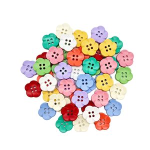 Flower Resin <strong>Buttons</strong> Bulk Assorted <strong>Colorful</strong> Flower Shirt <strong>Buttons</strong> for Sewing Crafts Shirts Clothes <strong>Decorations</strong> - Product Image 2