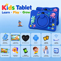Penjualan Langsung Pabrik Tablet Anak 7 Inci MTK Android 14 Kontrol Orang Tua Permainan Edukasi Multibahasa RAM 8GB ROM 256GB