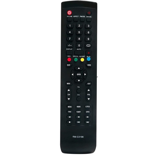 Universal Remote Control RM-C3195 RM-C3196 Use for Smart TV