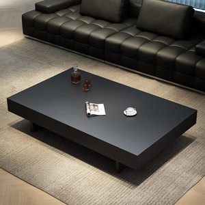 Tavolino Basso Moderno Italiano Modello Venezia Marrone, Tavolo da Caffè/Tè Rettangolare in Pietra Resistente per Arredamento di Lusso - Product Image 3