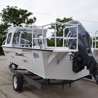 Nouveau Bateau de Pêche Pliant Haute Vitesse à Coque Rigide en Aluminium et Acier Inoxydable, Type V Profond, Gonflable, 12x0.8m, à Vendre