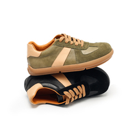 Sneakers en cuir patchwork multicolores, chaussures décontractées confortables pour femmes, chaussures de tous les jours